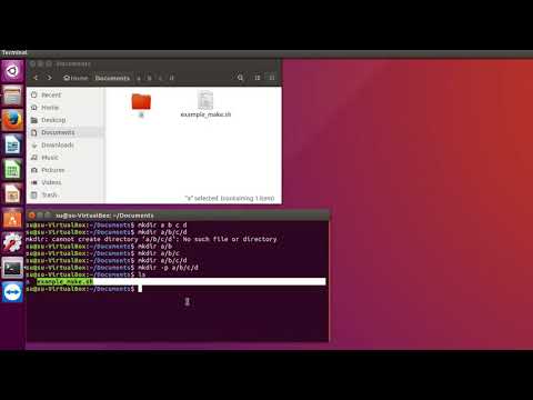 Видео: Linux команда mkdir и команды создания файлов.