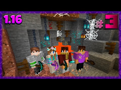 Видео: 1.16 ВЫЖИВАНИЕ - Нашли АЛМАЗЫ в Крутой ШАХТЕ! Майнкрафт 3 Серия