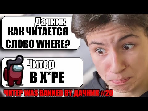 Видео: САМЫЙ ТУПОЙ ЧИТЕР В АМОНГ АС #20