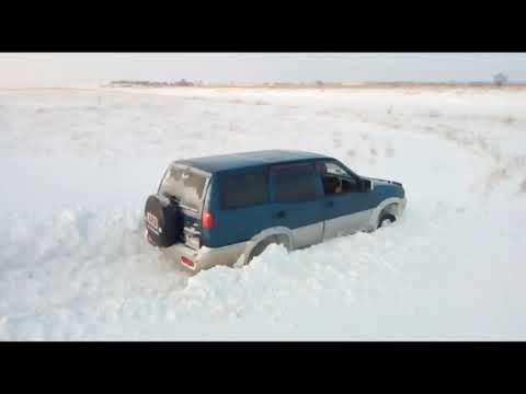 Видео: Nissan Mistral+Nissan Terano2+Toyota Surf off road продолжение костанайская обл