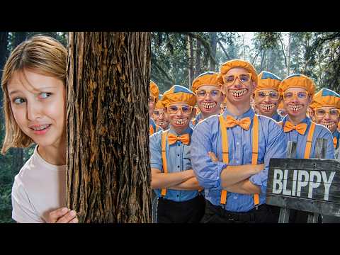 Видео: Мы нашли Лагерь Blippi.exe!  Амелька Карамелька Тёмные истории 😱