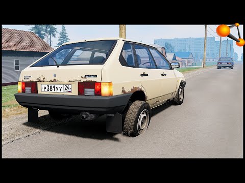 Видео: ОТГНИЛА ЗАДНЯЯ БАЛКА! Ржавая ДЕВЯТКА! - BeamNg Drive