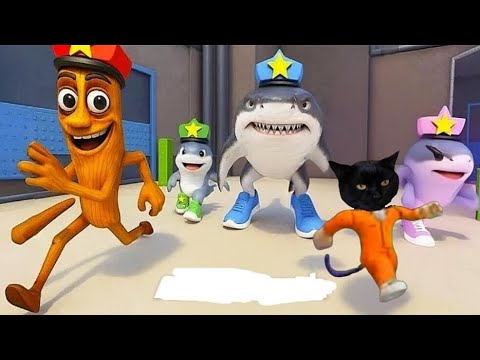 Видео: Коба бежит от тралалеро тралала в Roblox!🦈