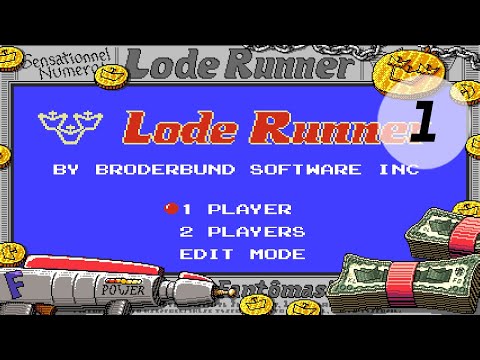 Видео: Прохождение Lode Runner - #1 - Я - Фантомас