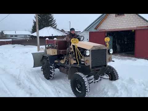 Видео: Электрический подогреватель двигателя самодельного трактора.