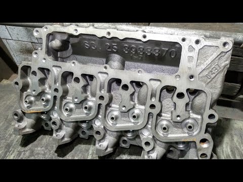 Видео: Кетайская головка блока Cummins 4BT. Подводные камни...