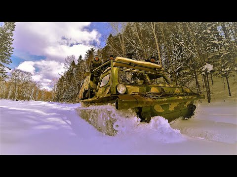 Видео: ПРОРЫВАЕМСЯ НА ВЕЗДЕХОДЕ НА УЧАСТОК В ТАЙГЕ.