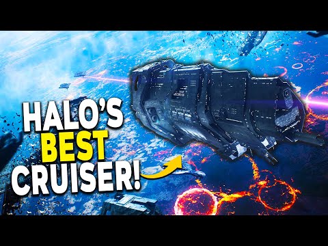 Видео: Лучший крейсер HALO! — Лёгкий крейсер класса Halcyon — Разборка звездолёта