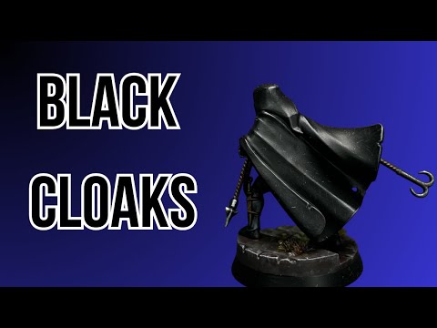 Видео: Как нарисовать ЧЕРНЫЕ ПЛАЩИ