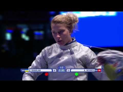 Видео: Золотой поединок Ольги Харлан. ЧМ-2017 по фехтованию. Финал женской сабли