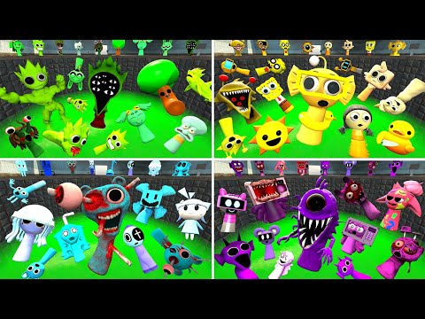 Видео: ☢️ ТОКСИЧНЫЙ КАКОЙ ЦВЕТ SPRUNKI СИЛЬНЕЕ? СПАРТАНСКИЙ УДАР в Gmod