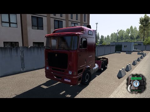 Видео: ets2 International 9800I по карте Петрово