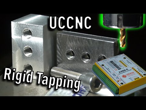 Видео: Жесткое нарезание резьбы UCCNC! - Цикл G33.1 / G33.2 на фрезерном станке с ЧПУ DIY!