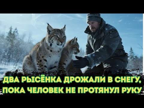 Видео: Два РЫСЁНКА молча просили о помощи в метели — но им был послал человека с добрым сердцем!