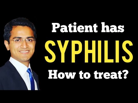Видео: Лечение сифилиса (пенициллином), симптомы, врожденный сифилис, стадии, патология, диагностика, USMLE