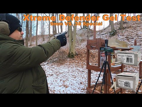 Видео: Тест геля Underwood Xtreme Defender — 9 мм против .38 Special