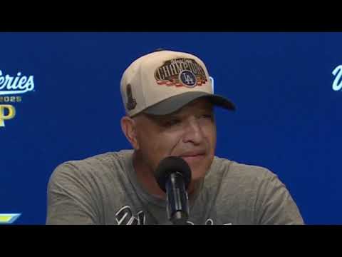 Видео: Дэйв Робертс отреагировал на победу «Доджерс» в Мировой серии, величие Ямамото, класс «Блю Джейс»...