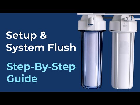 Видео: Настройка системы обратного осмоса и первая промывка — важный шаг для сохранения вашей мембраны