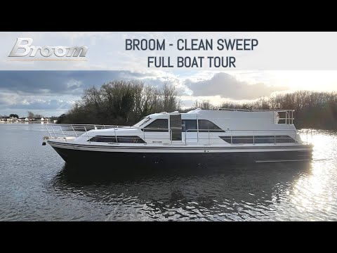 Видео: Отдых на лодке Broom | Broom 42: безупречная чистота | Полный тур на лодке