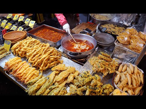 Видео: Корейская Любимая уличная еда Ттокбокки, Курица, Мороженое | Корейская уличная еда