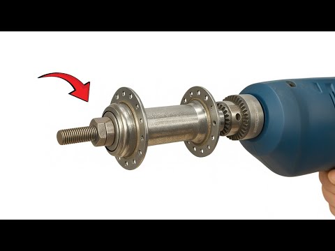 Видео: Превратите старые велосипедные оси в промышленные пилы! Изобретение, которым восхищаются даже инжене