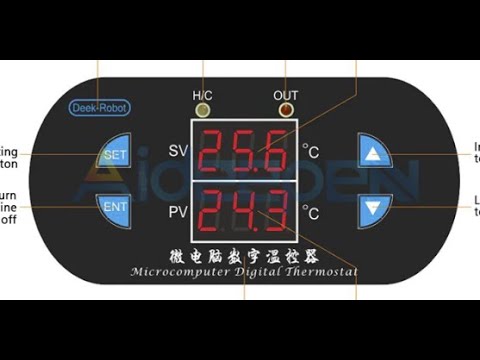 Видео: DK-W1308 Терморегулятор с Али
