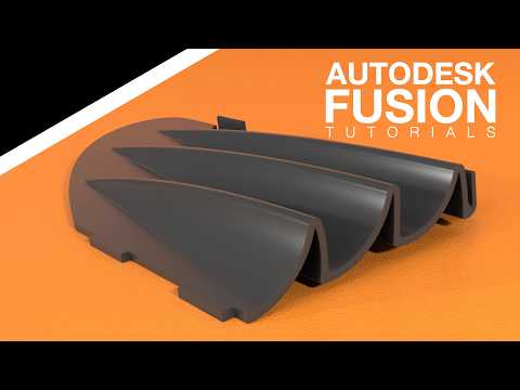 Видео: Autodesk Fusion 360 — Сложная автомобильная деталь — Учебное пособие для среднего/продвинутого ур...
