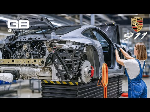 Видео: КАК НА САМОМ ДЕЛЕ производится Porsche 911 - 991 против 992 ЗАВОД