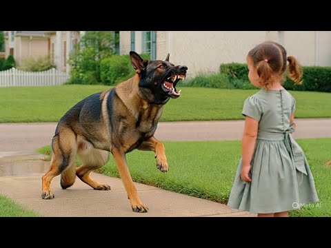 Видео: Никто Не Мог Прикоснуться К Этому Очень Агрессивному Немецкому Овчарке — Пока Маленькая Девочка Не..