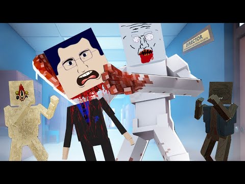 Видео: СТРАШНЫЕ SCP ЗАХВАТИЛИ ШКОЛУ! УГАР И БЕЗУМИЕ В PAINT THE TOWN RED