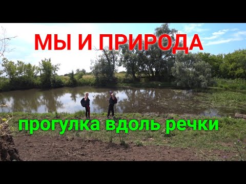Видео: Мы и природа.Прогулка вдоль речки.