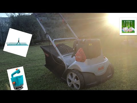 Видео: Наша Дача 2018 (18) Скарификация, Аэрация газона