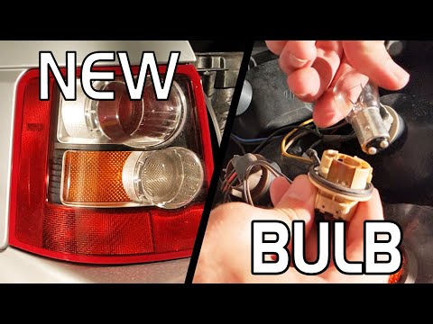 Видео: Замена или модернизация ламп задних фонарей — Range Rover Sport или LR3