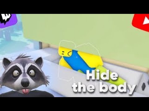Видео: Hide the body  . Roblox. Спрятать тело.  Роблокс.