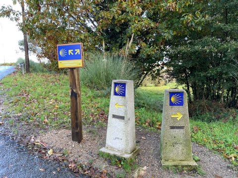 Видео: Тропа Святого Иакова ч 10 Падрон Сантьяго-де-Компостела