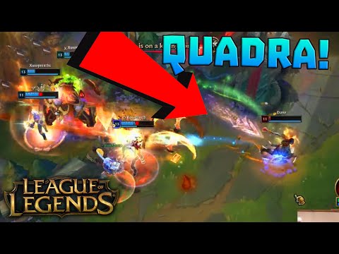 Видео: Quadra Kill с Yuumi!