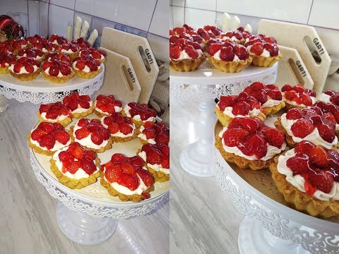 Видео: ТАРТАЛЕТКИ С КЛУБНИКОЙ 😋 ВКУСНЫЙ РЕЦЕПТИК 👍