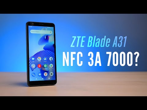 Видео: До 7000р. и с NFC. Знакомимся с ZTE Blade A31