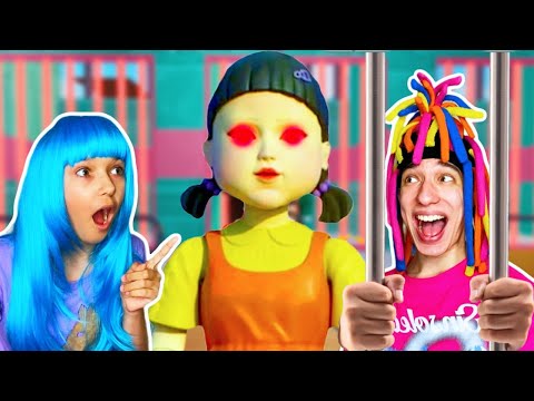 Видео: КИТАЙКА И ПОБЕГ ИЗ ТЮРЬМЫ ИГРЫ В КАЛЬМАРА С КСЮШЕЙ!