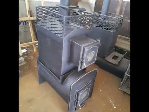 Видео: Печь банная прямого нагрева ОГОНЬ ЧЕРЕЗ КАМНИ. Печь ПО СЕРОМУ. Печь из 530-й трубы.