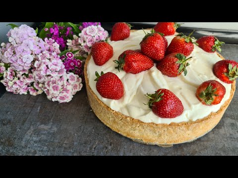 Видео: Чизкейк с клубникой/cheesecake with strawberry