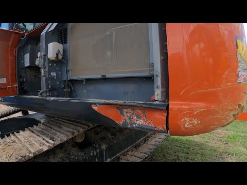 Видео: Ремонт коромысла экскаватора Hitachi