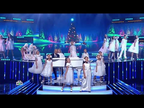 Видео: Игорь Крутой, Хор Академии Игоря Крутого - «Рождественская песенка», «Добрая волна», Казань