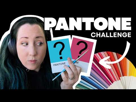 Видео: Представляем масляную краску на МАСШТАБНОМ конкурсе Pantone Art Challenge с 50 ХУДОЖНИКАМИ! (От г...