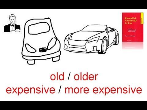 Видео: Сравнительная степень прилагательных old/older