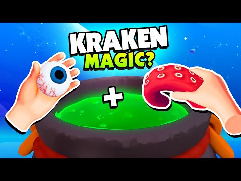 Видео: Использование частей монстров для создания странной магии — King of Magic VR