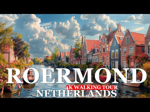 Видео: Рурмонд 4k пешеходная экскурсия, Нидерланды, виртуальный тур
