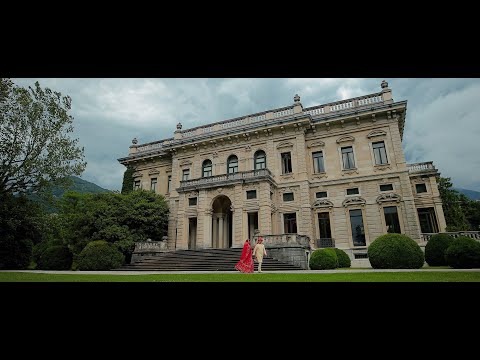 Видео: Роскошная индийская свадьба на озере Комо, Италия (смотреть в 4K) | Вилла Эрба | Кинджан и Рауль