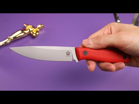 Видео: Нож Град Горький Оса сталь AUS-10Co рукоять Red G10
