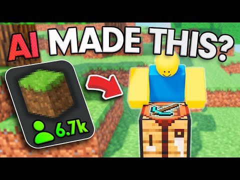 Видео: Может ли ИИ воссоздать MINECRAFT в Roblox?